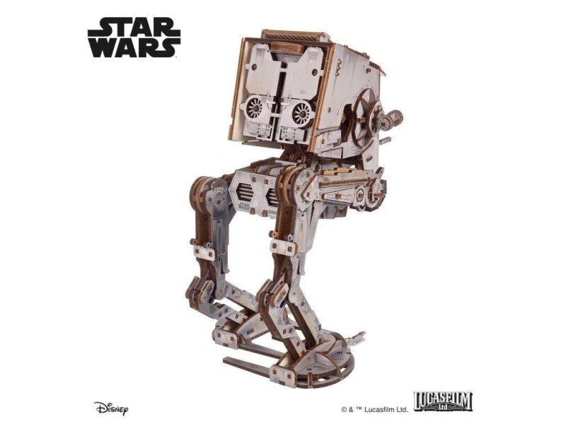Ugears 3D dřevěná mechanická skládačka Star Wars AT-ST kráčedlo